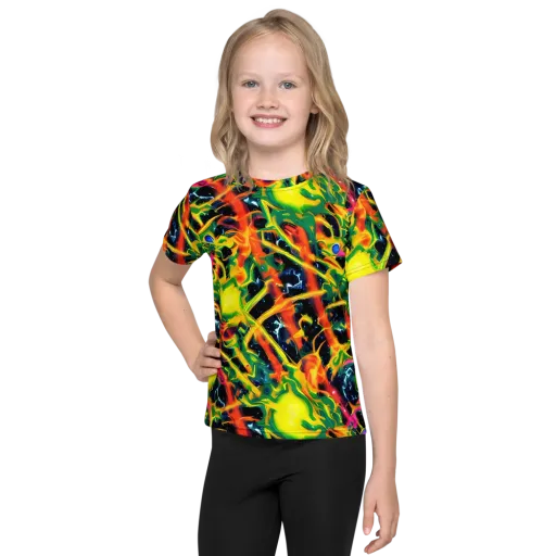 Molten Riot on a Kids Crew Neck T-Shirt