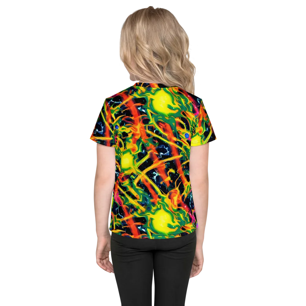 Molten Riot on Kids Crew Neck T-Shirt — Back