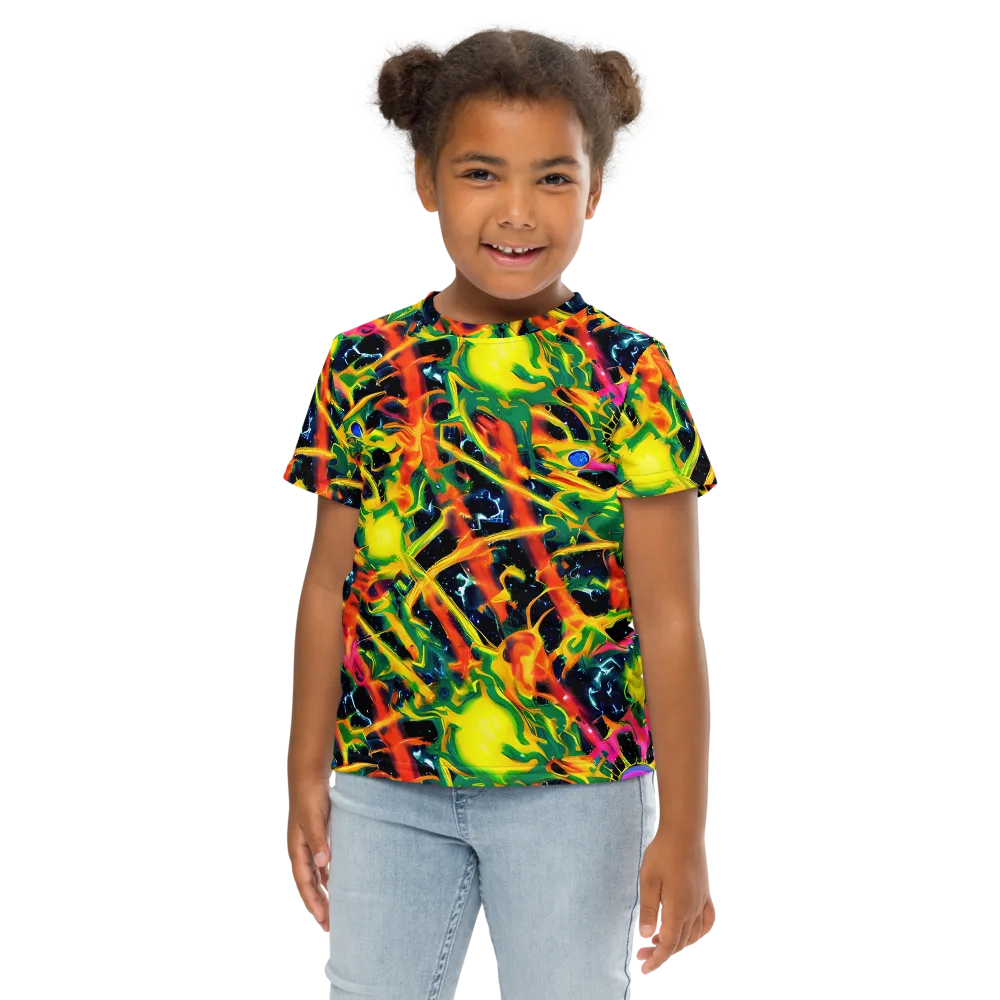 Molten Riot on Kids Crew Neck T-Shirt — Front
