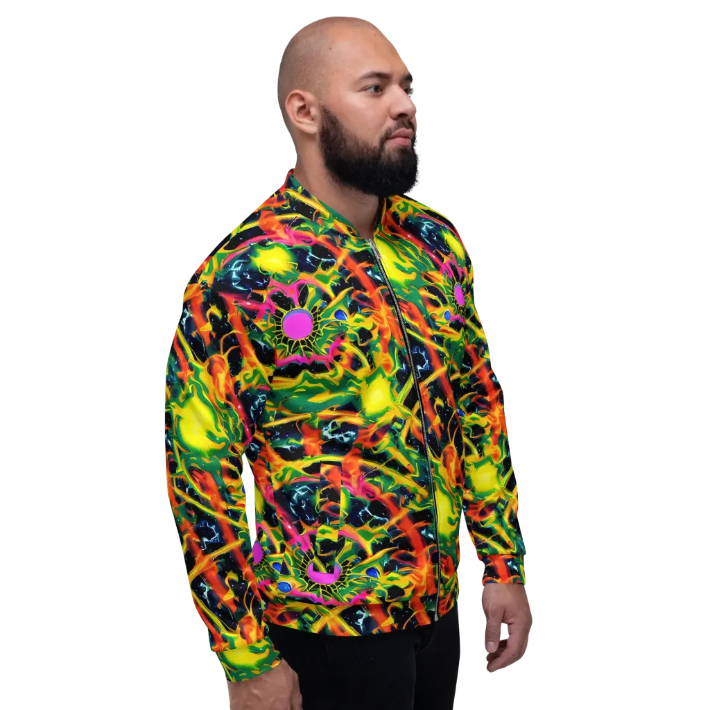 Molten Riot on Bomber Jacket — Right