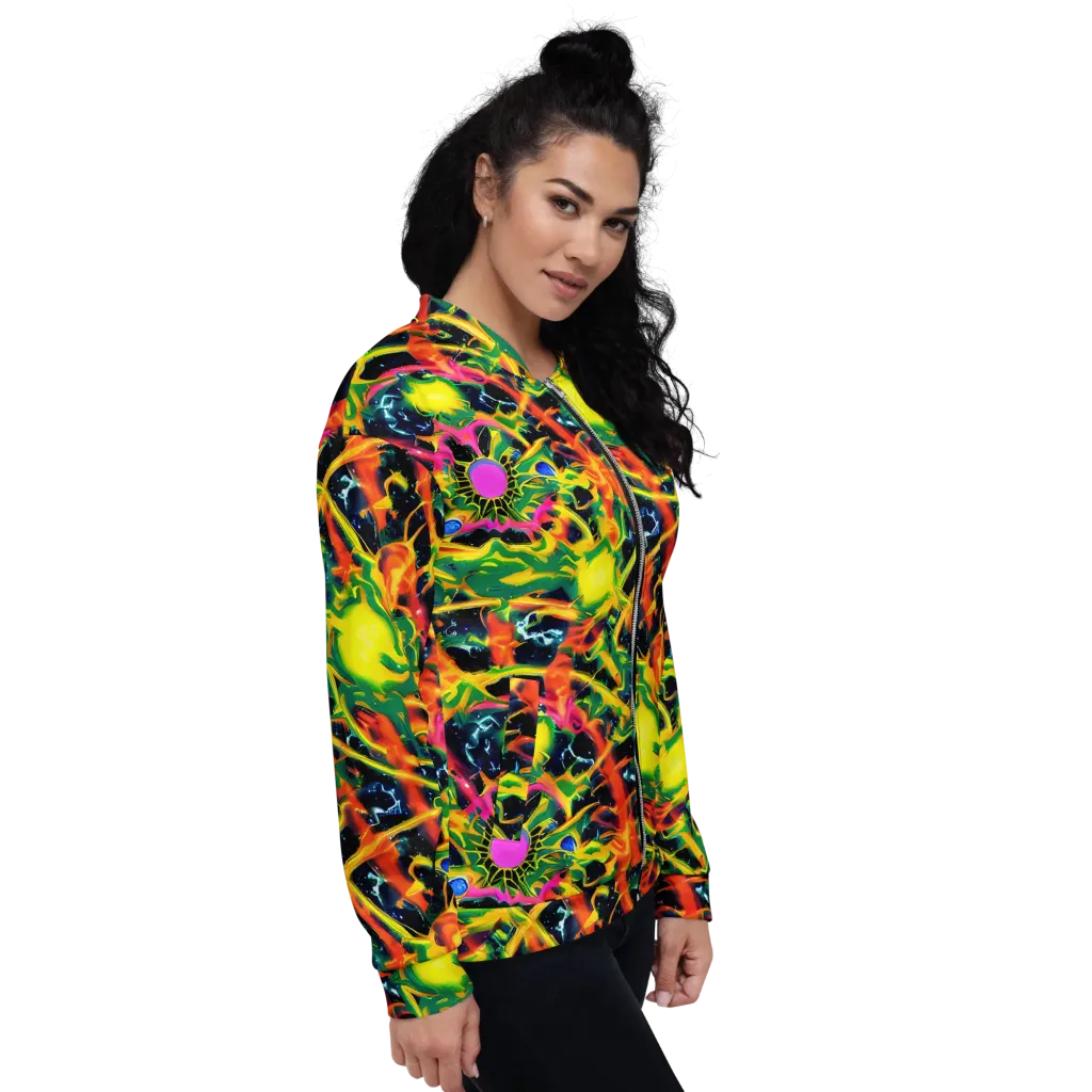 Molten Riot on Bomber Jacket — Right