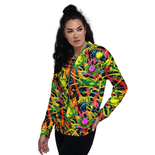 Molten Riot on a Bomber Jacket