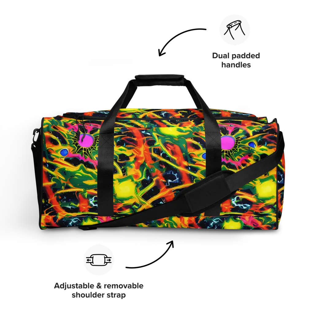 Molten Riot on Duffle Bag — Front