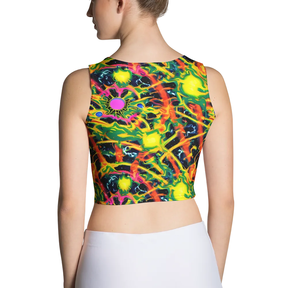 Molten Riot on Crop Top — Back