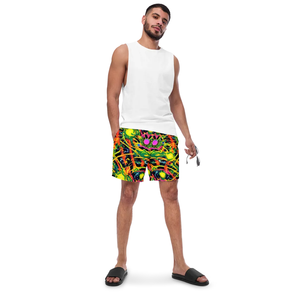 Molten Riot on Swim Trunks — Front