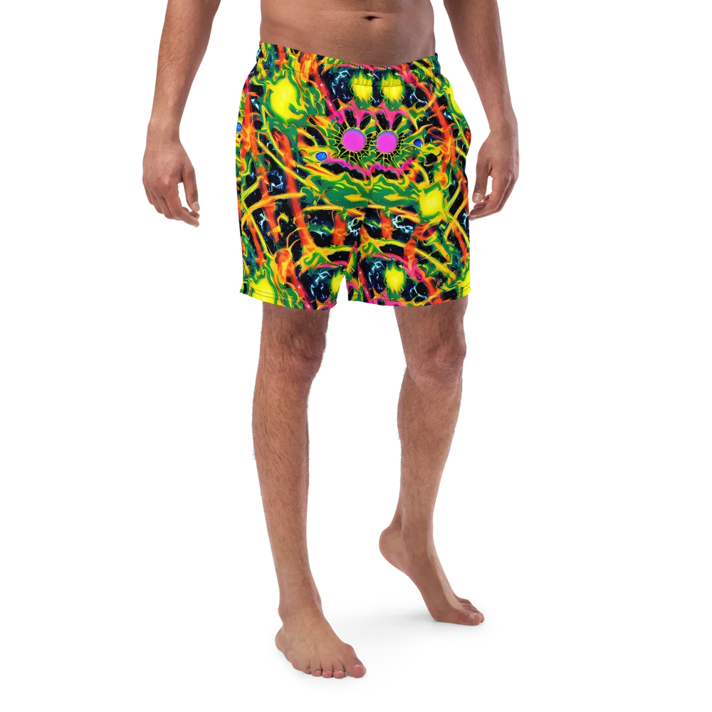 Molten Riot on Swim Trunks — Front