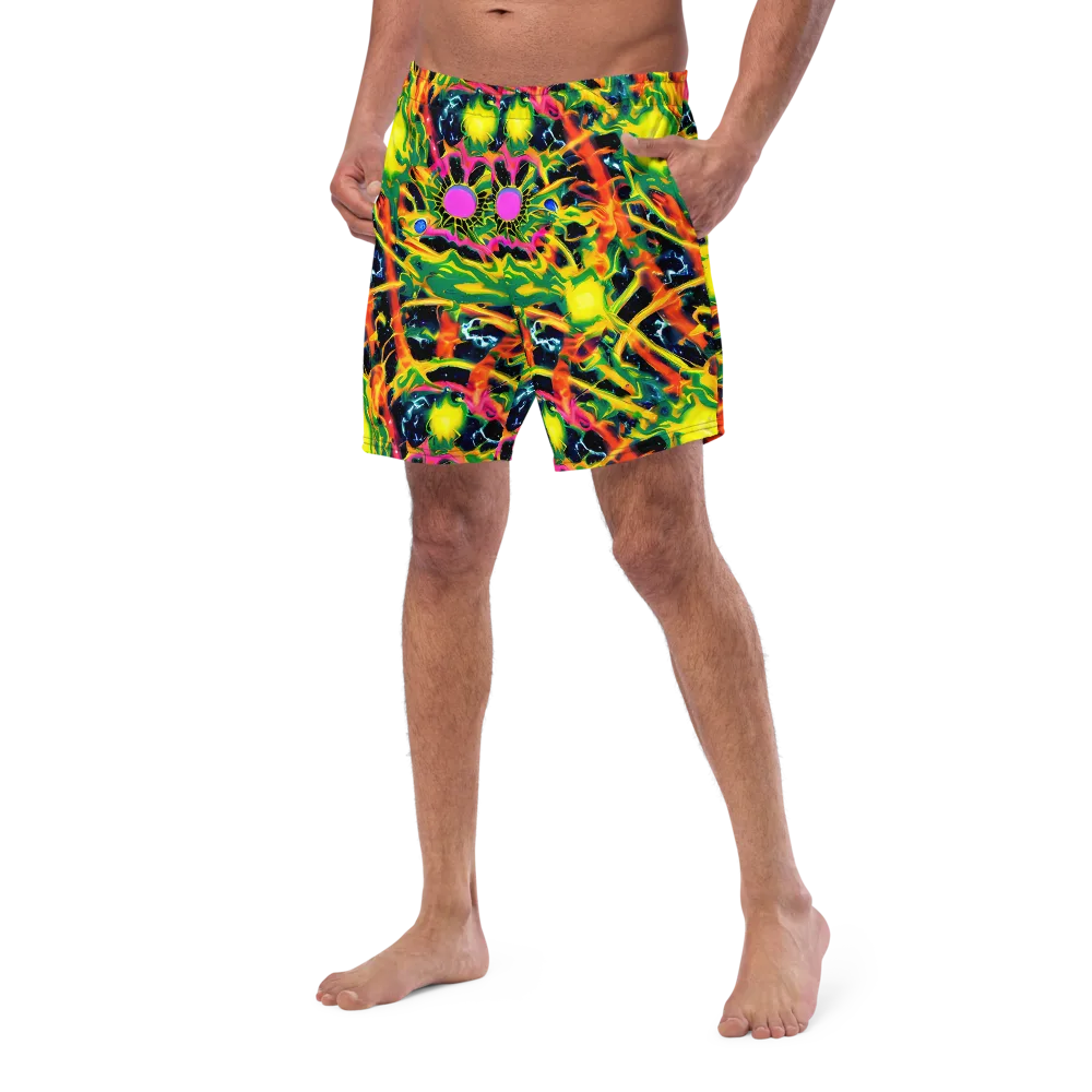 Molten Riot on Swim Trunks — Left Front