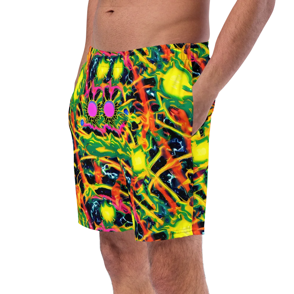 Molten Riot on Swim Trunks — Left Front