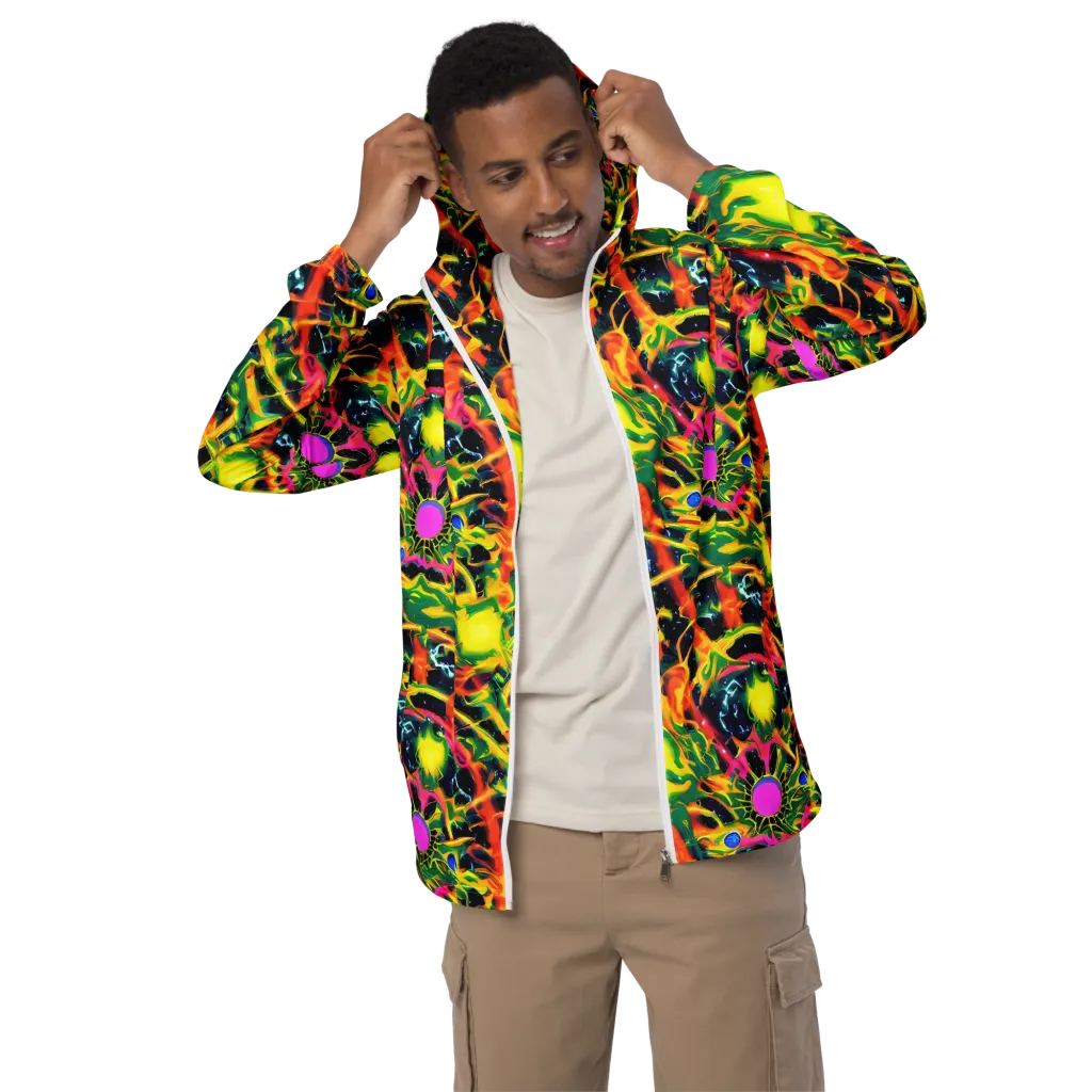 Molten Riot on Men's Windbreaker — Front