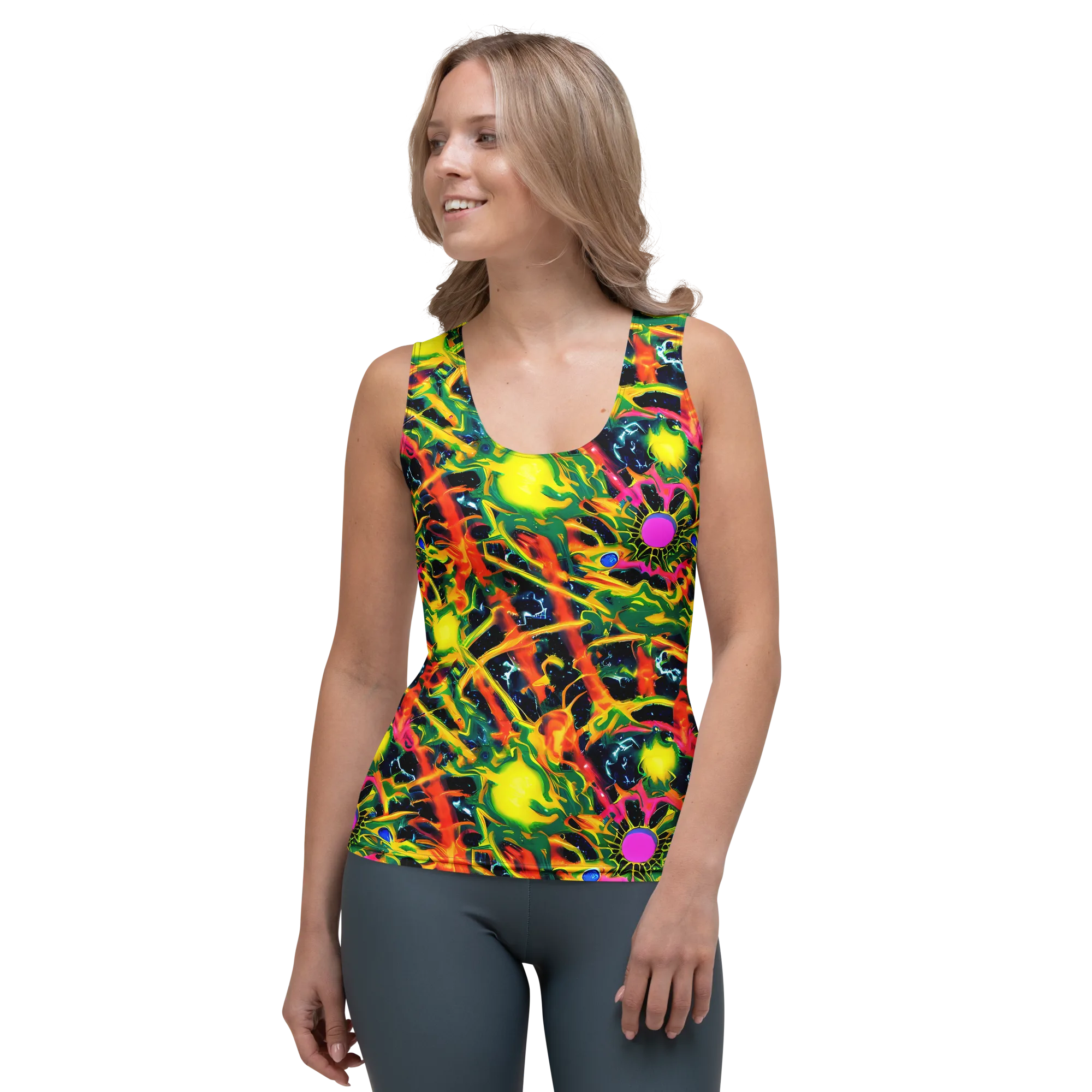 Molten Riot on Women's Tank Top — Front