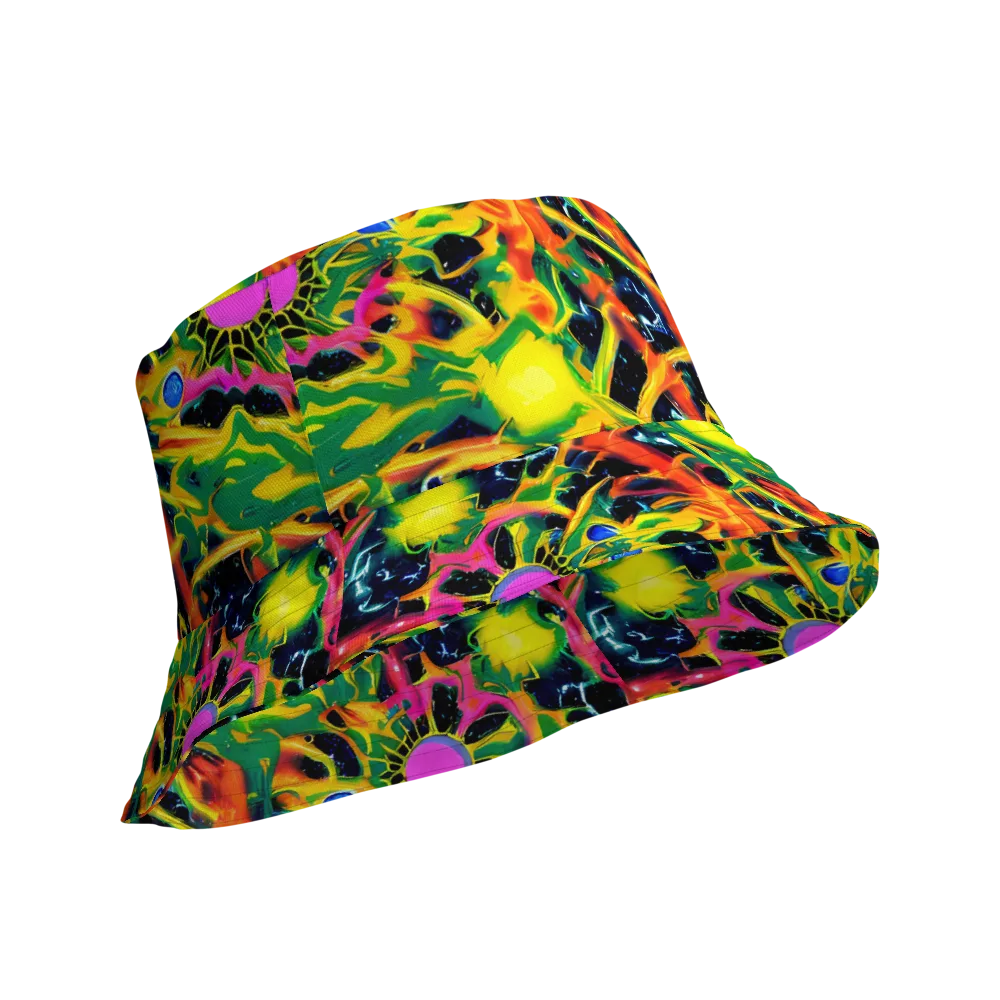 Molten Riot on Reversible Bucket Hat — Product details Outside