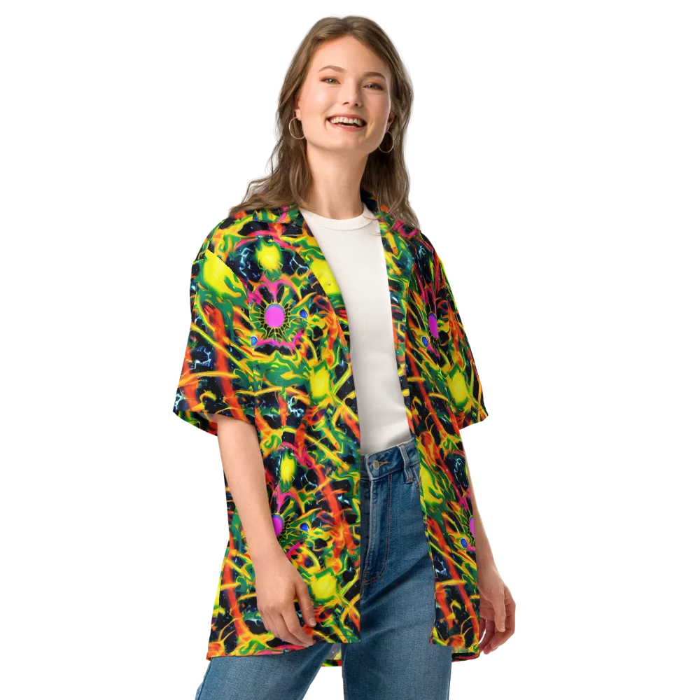 Molten Riot on Button Shirt — Front