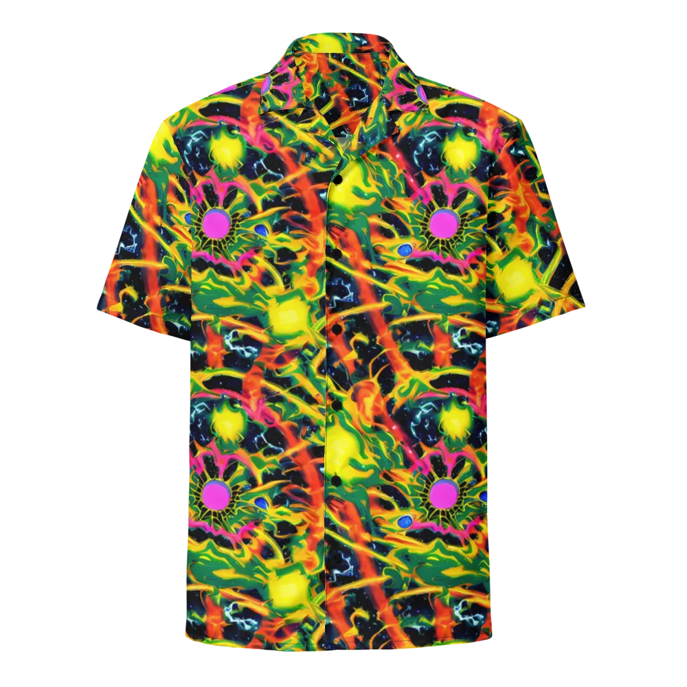 Molten Riot on Button Shirt — Front