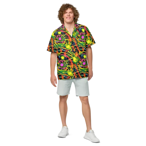 Molten Riot on a Button Shirt