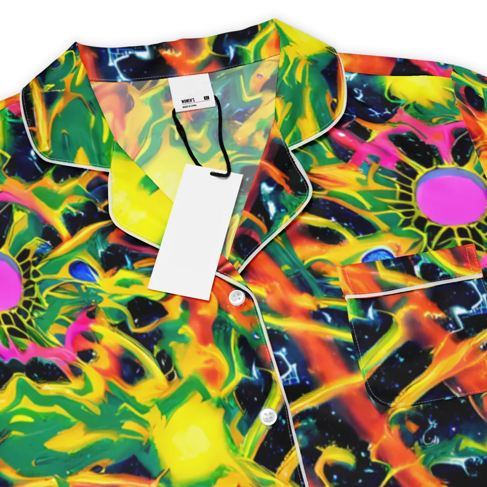 Molten Riot on Women's Short Sleeve Pajama Top — Product details
