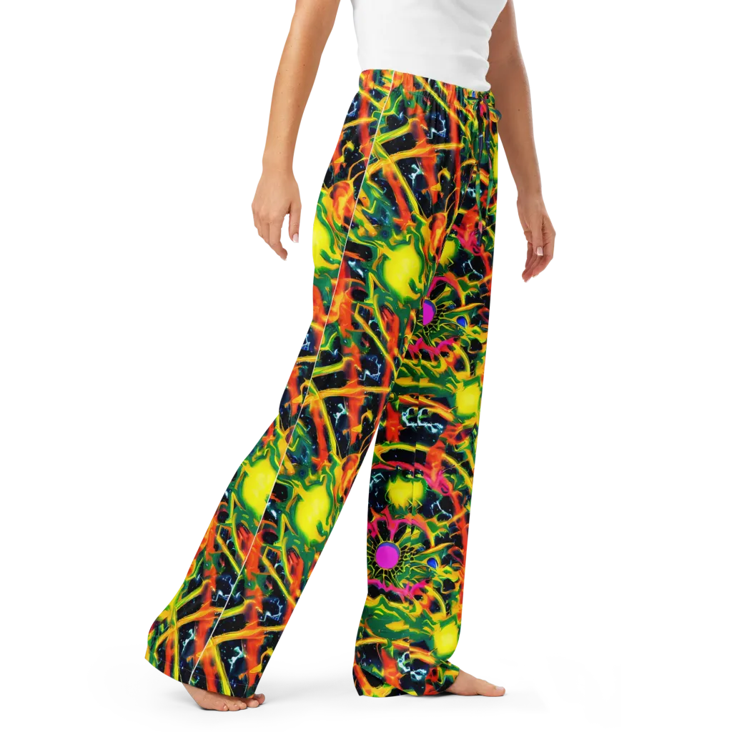 Molten Riot on Women's Pajama Pants — Right Front