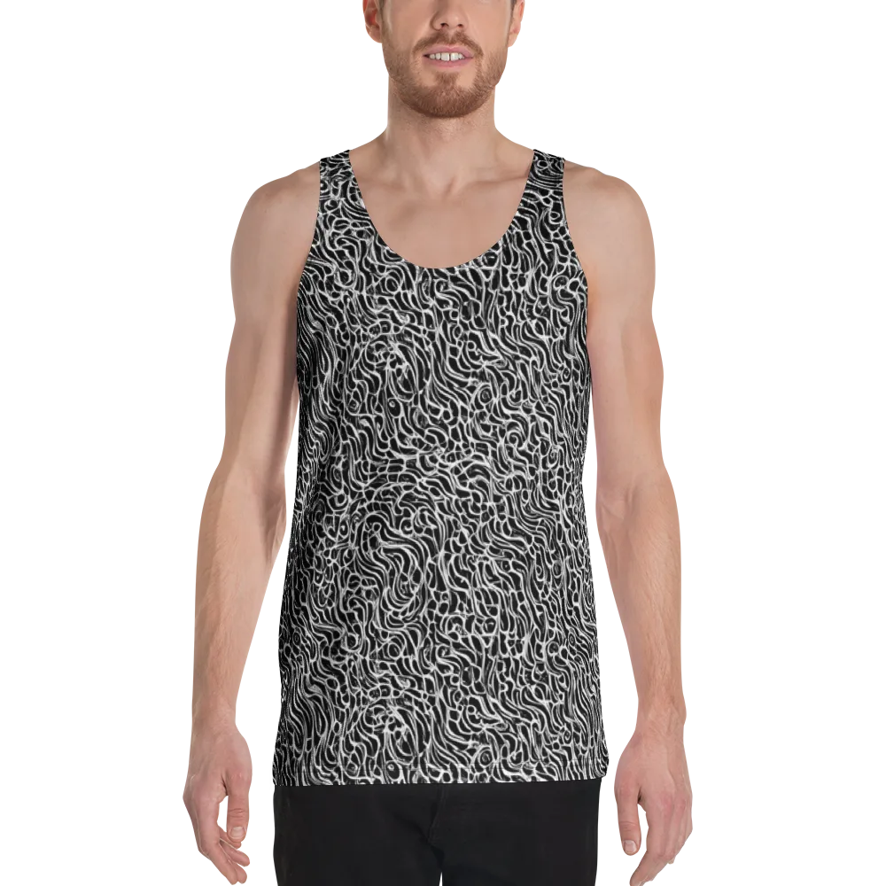 Inkstorm Maze on Men's Tank Top — Front