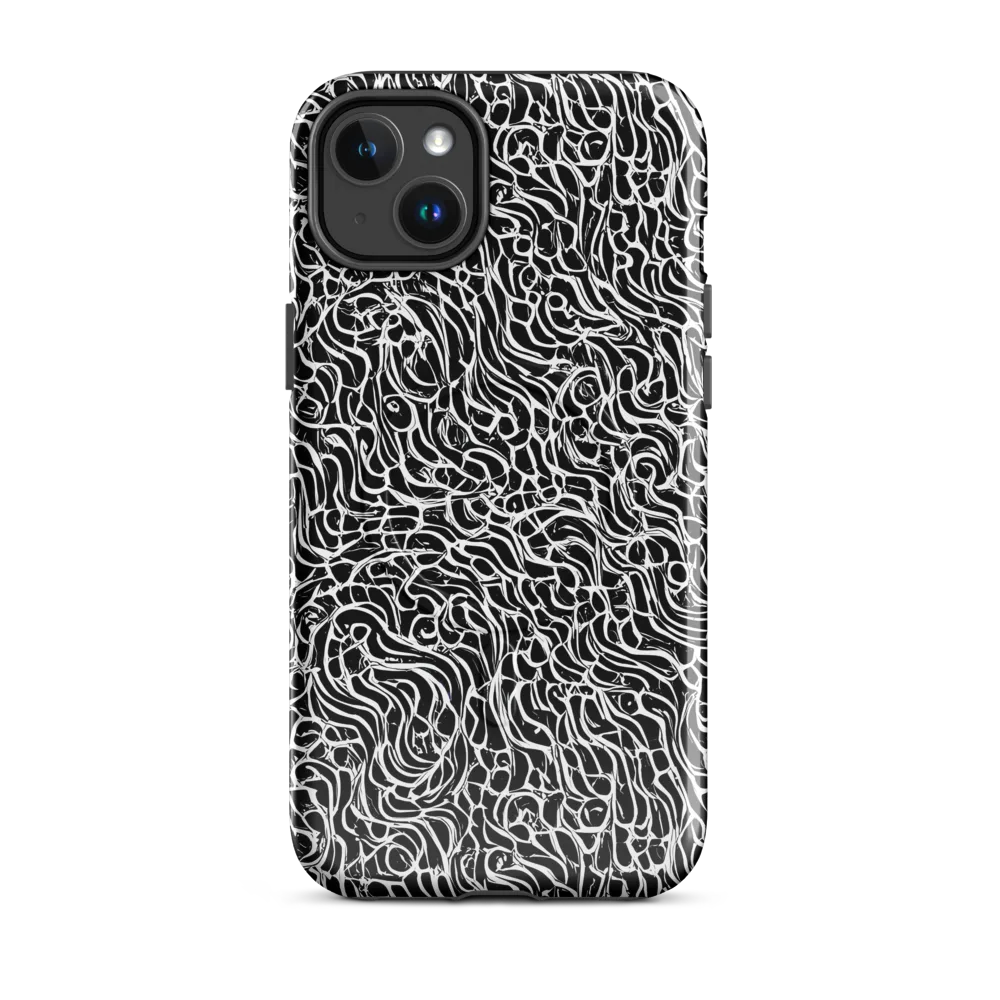 Inkstorm Maze on MagSafe Tough Case for iPhone® — Front
