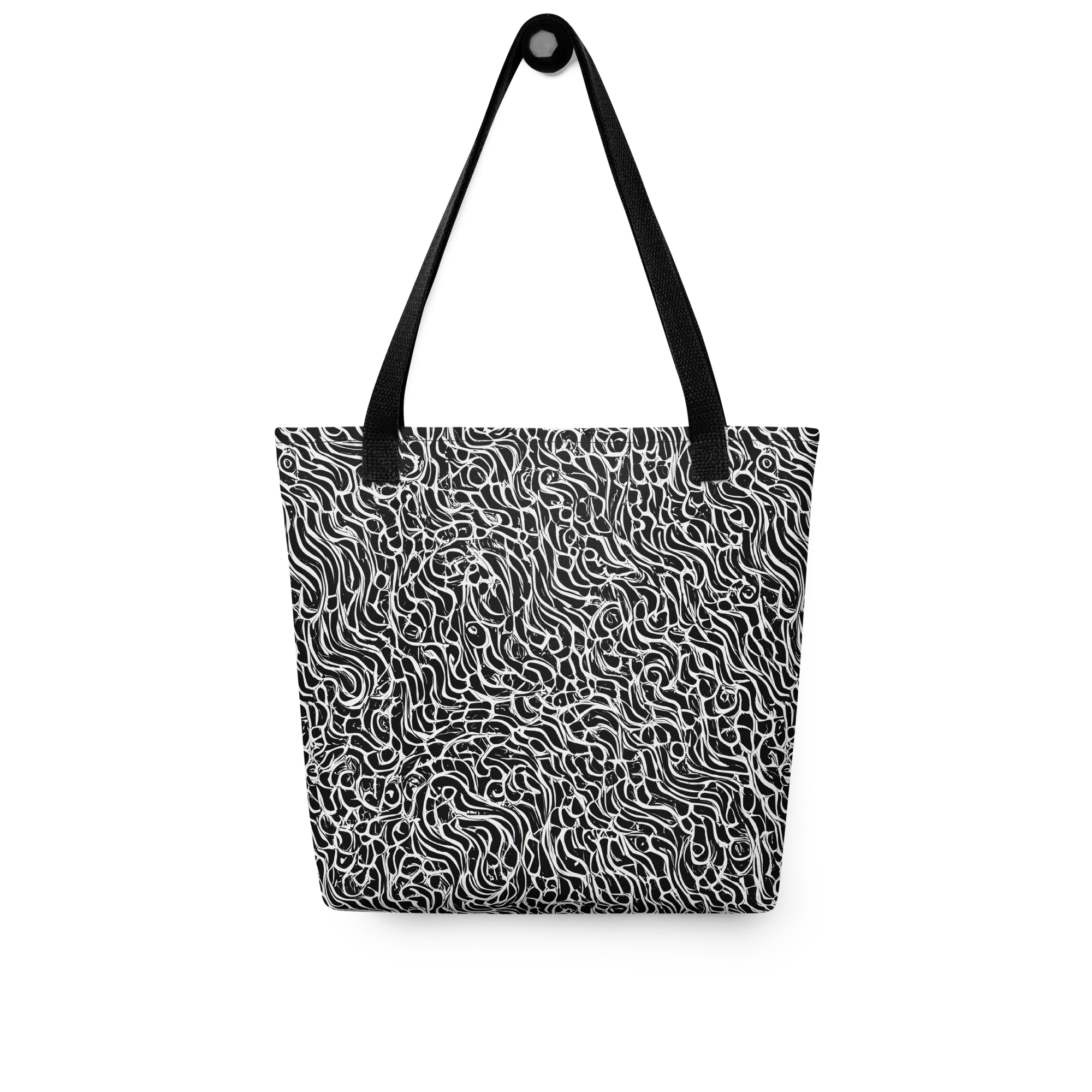 Inkstorm Maze on Tote Bag — Front