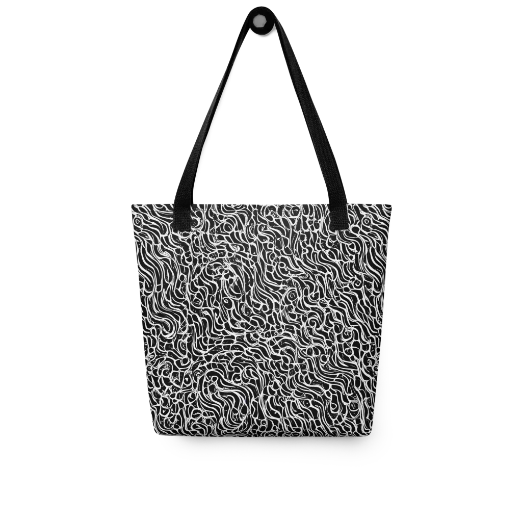 Inkstorm Maze on Tote Bag — Front