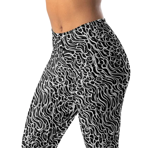 Inkstorm Maze on a Leggings