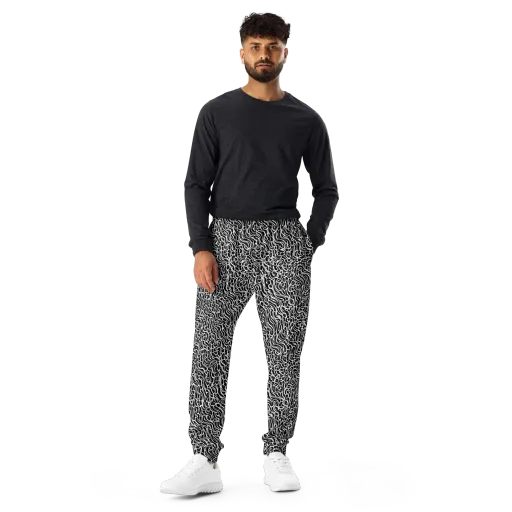 Inkstorm Maze on a Men's Joggers