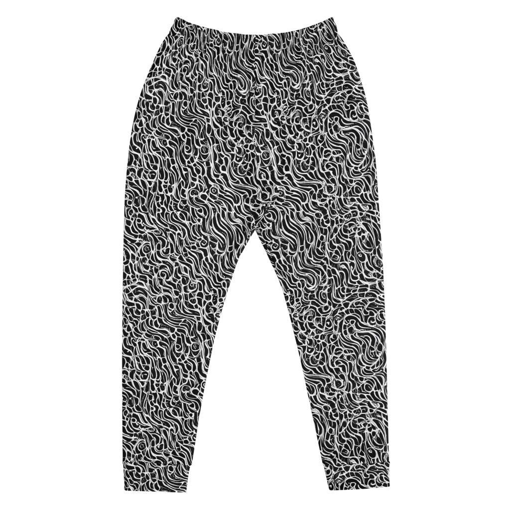 Inkstorm Maze on Men's Joggers — Front