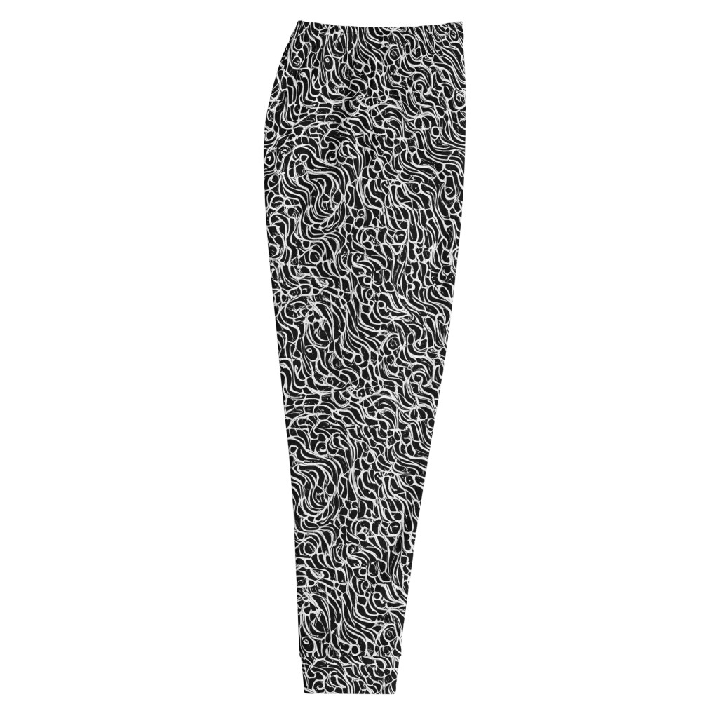 Inkstorm Maze on Men's Joggers — Right