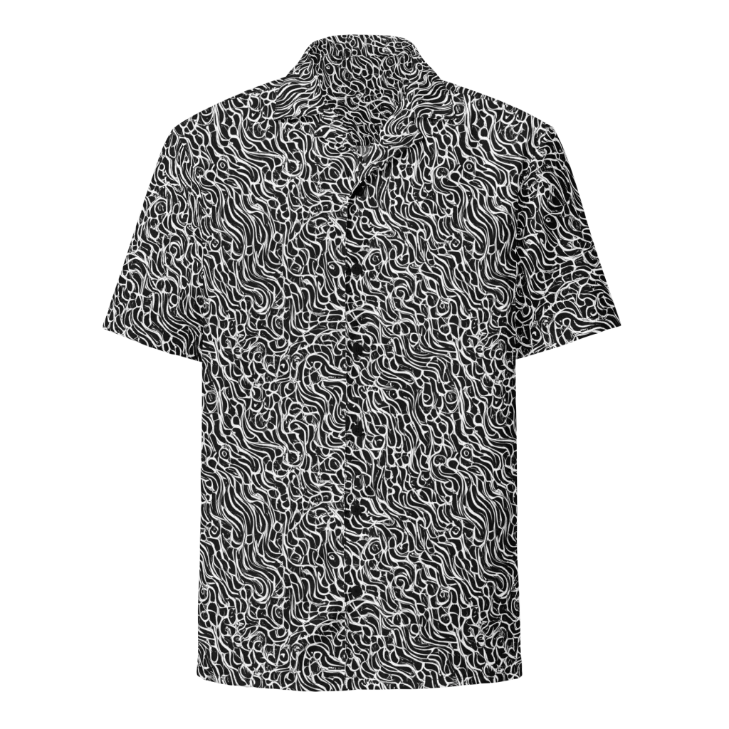 Inkstorm Maze on Button Shirt — Front