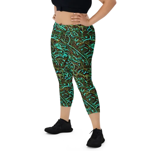 Dark Matter Drift on a Capri Leggings