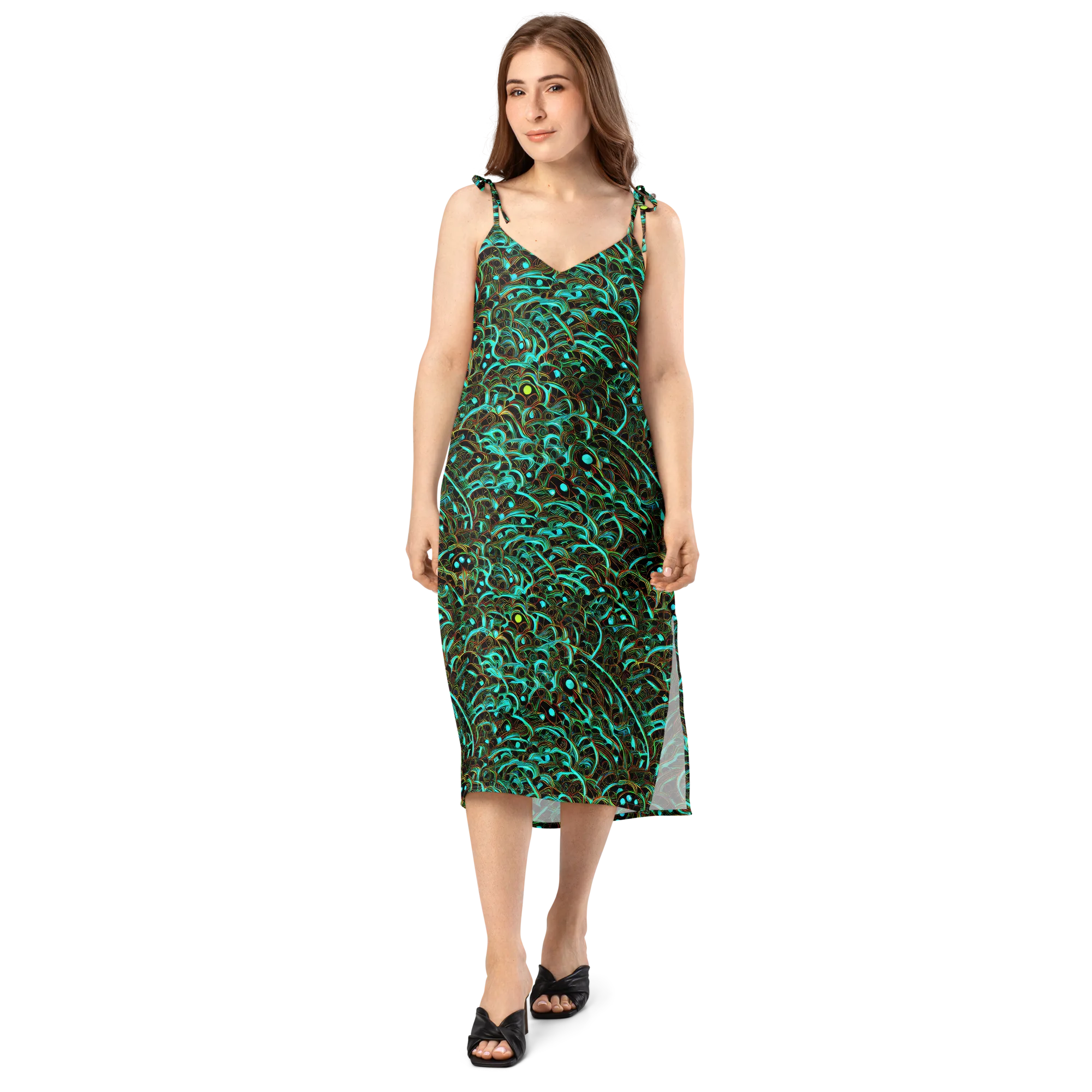 Dark Matter Drift on Slip Dress — Front