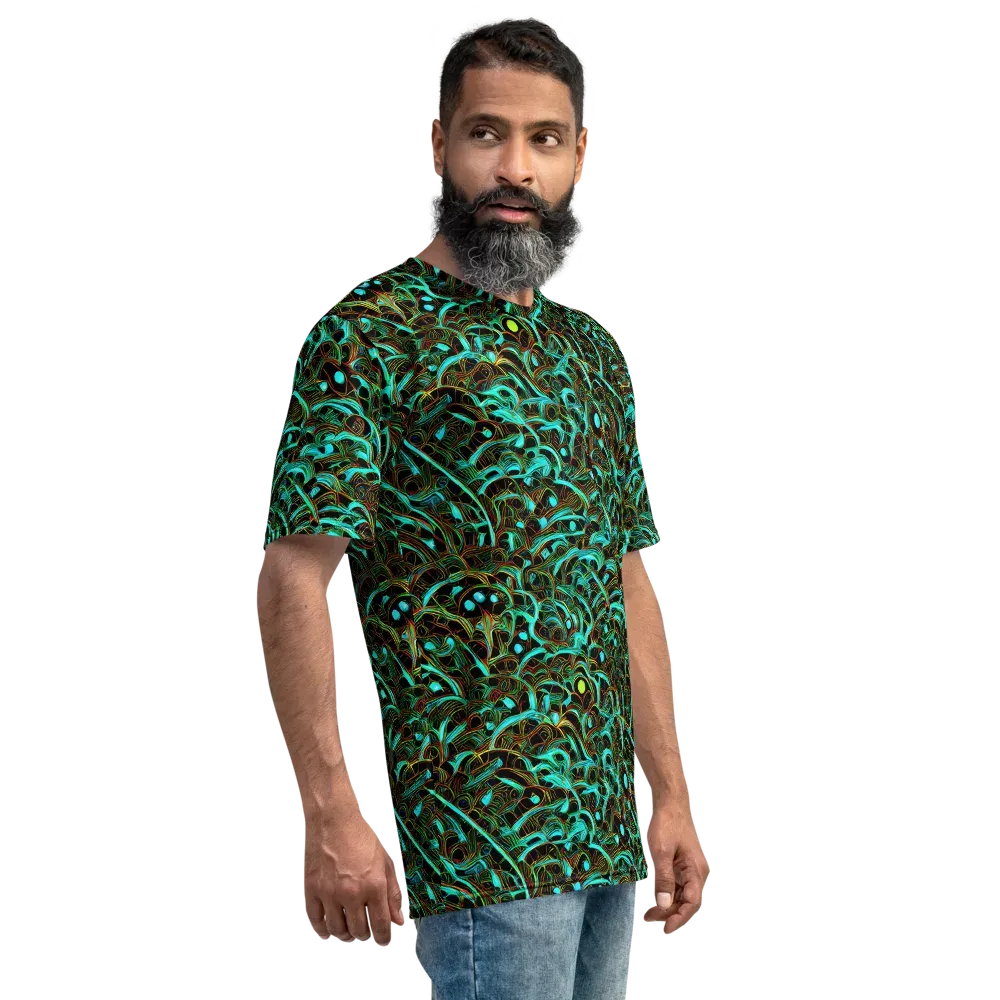 Dark Matter Drift on Men's Crew Neck T-Shirt — Right