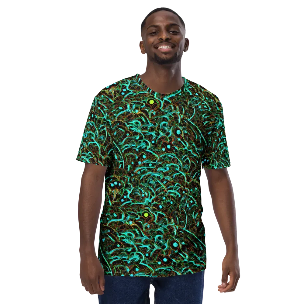 Dark Matter Drift on Men's Crew Neck T-Shirt — Front