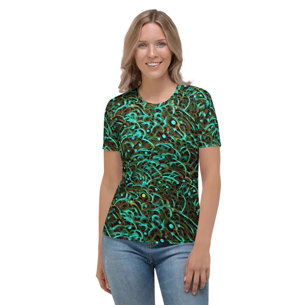 Dark Matter Drift on Women's Crew Neck T-Shirt — Front