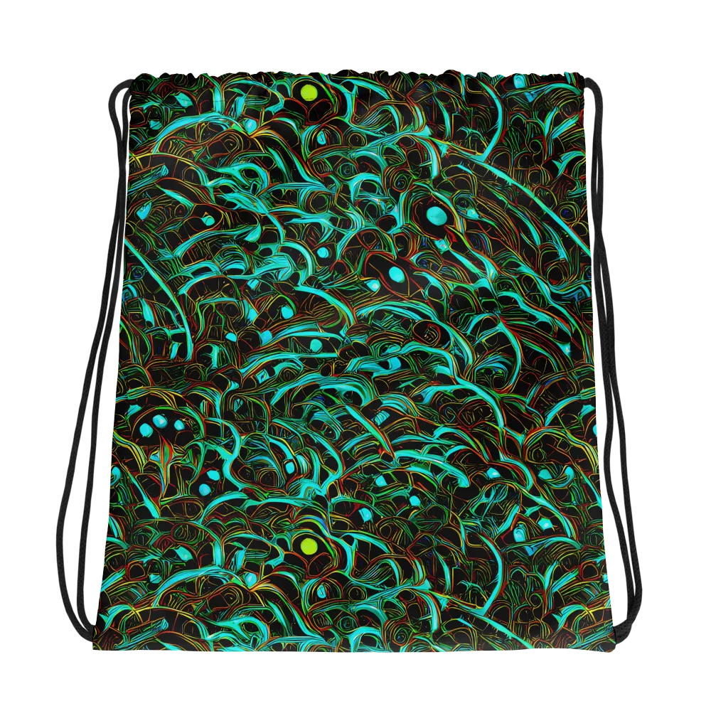 Dark Matter Drift on Drawstring Bag — Photo