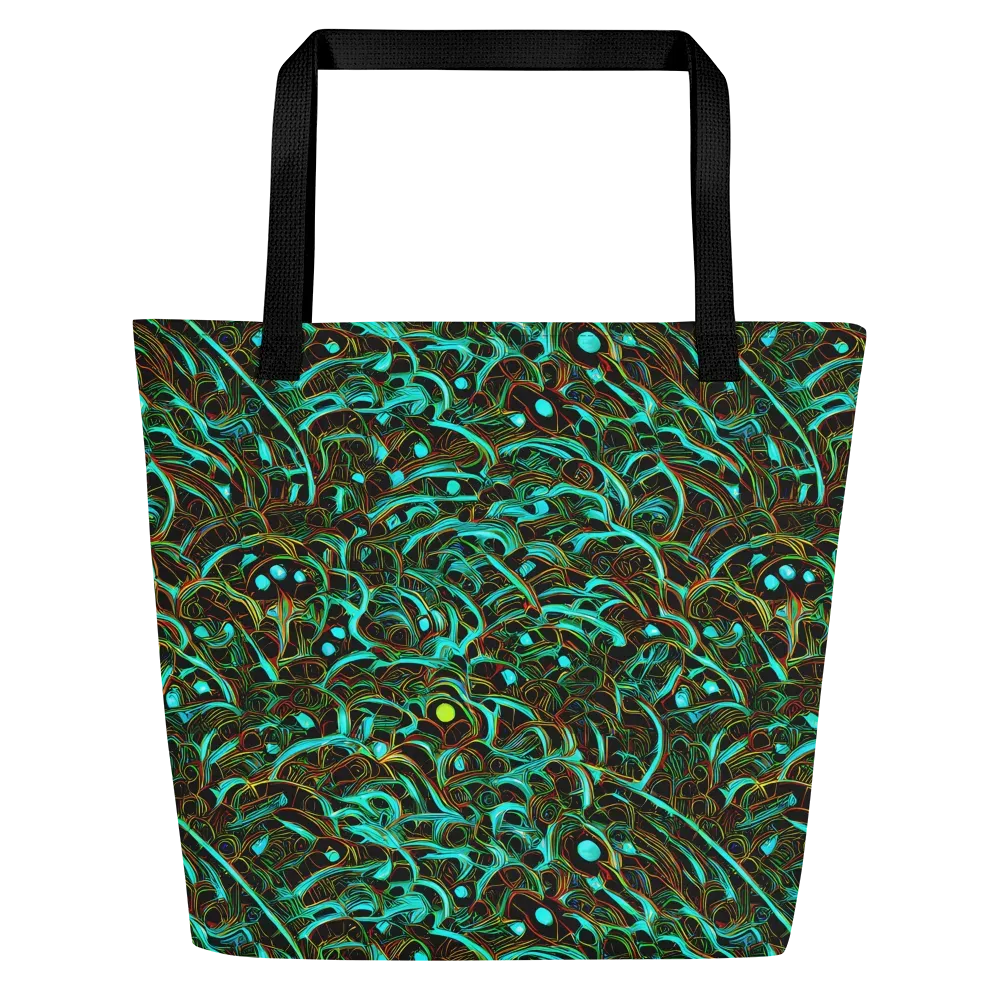 Dark Matter Drift on Large Tote Bag W/ Pocket — Front