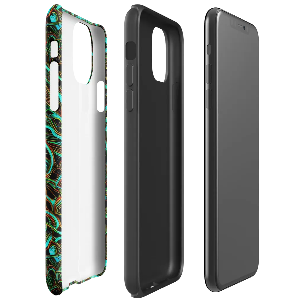Dark Matter Drift on Tough Case for iPhone® — Right