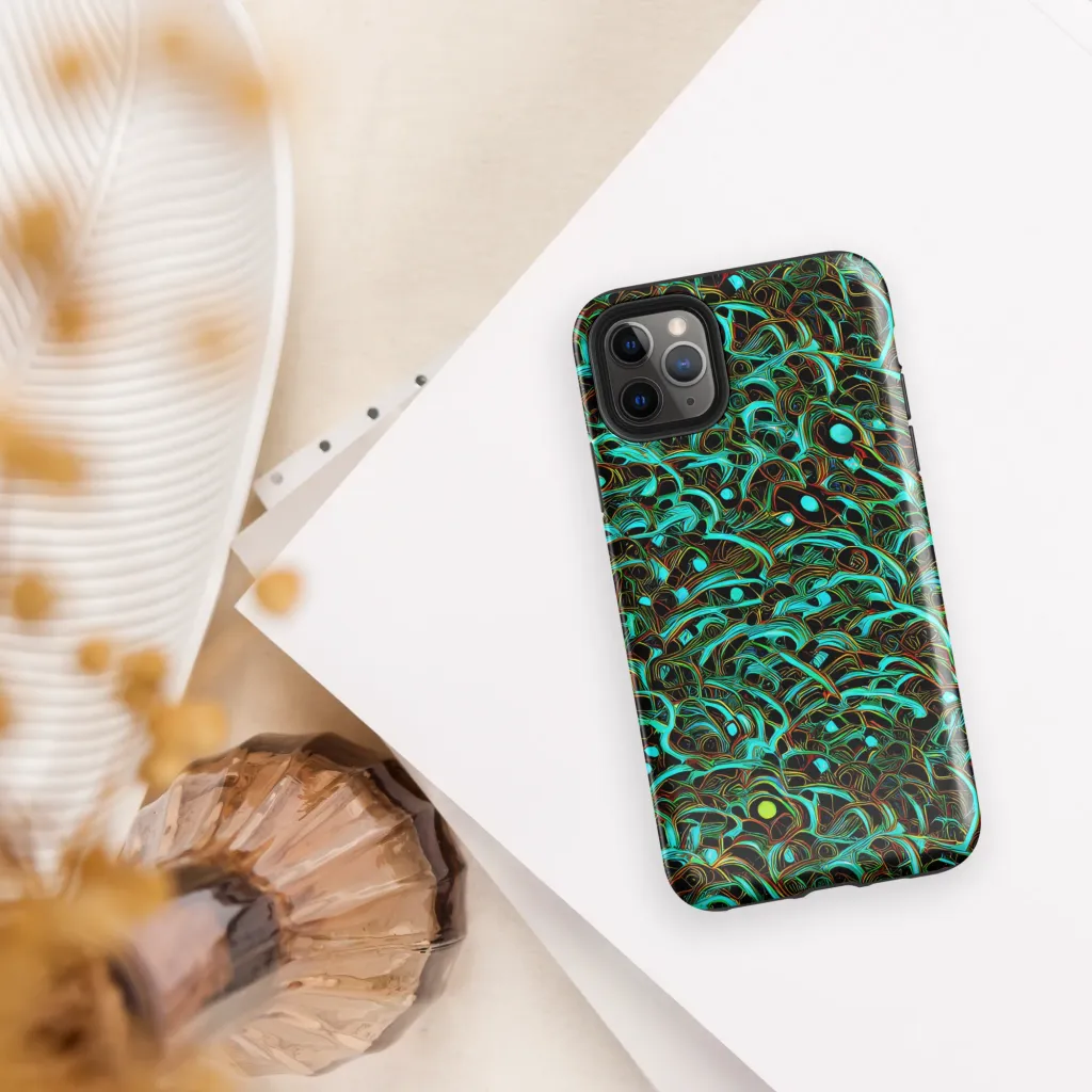 Dark Matter Drift on Tough Case for iPhone® — Front