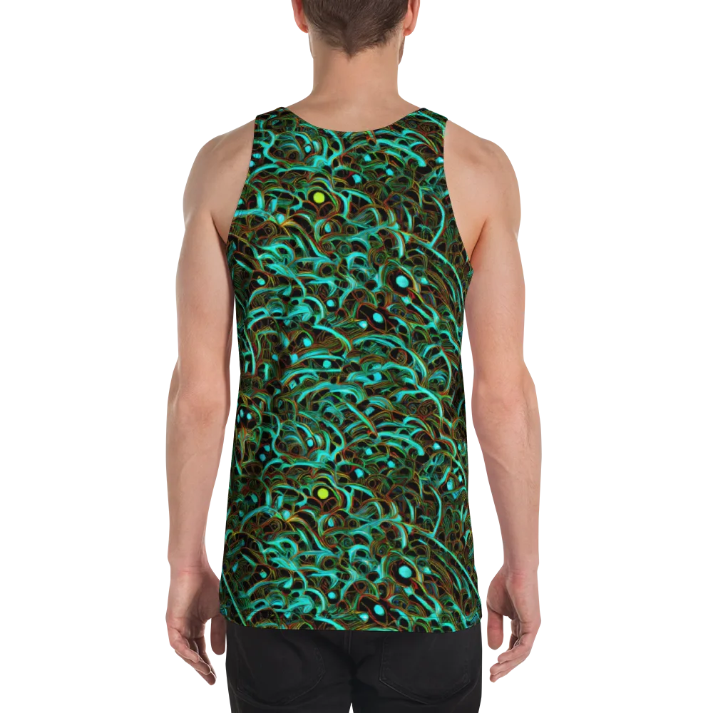 Dark Matter Drift on Men's Tank Top — Back