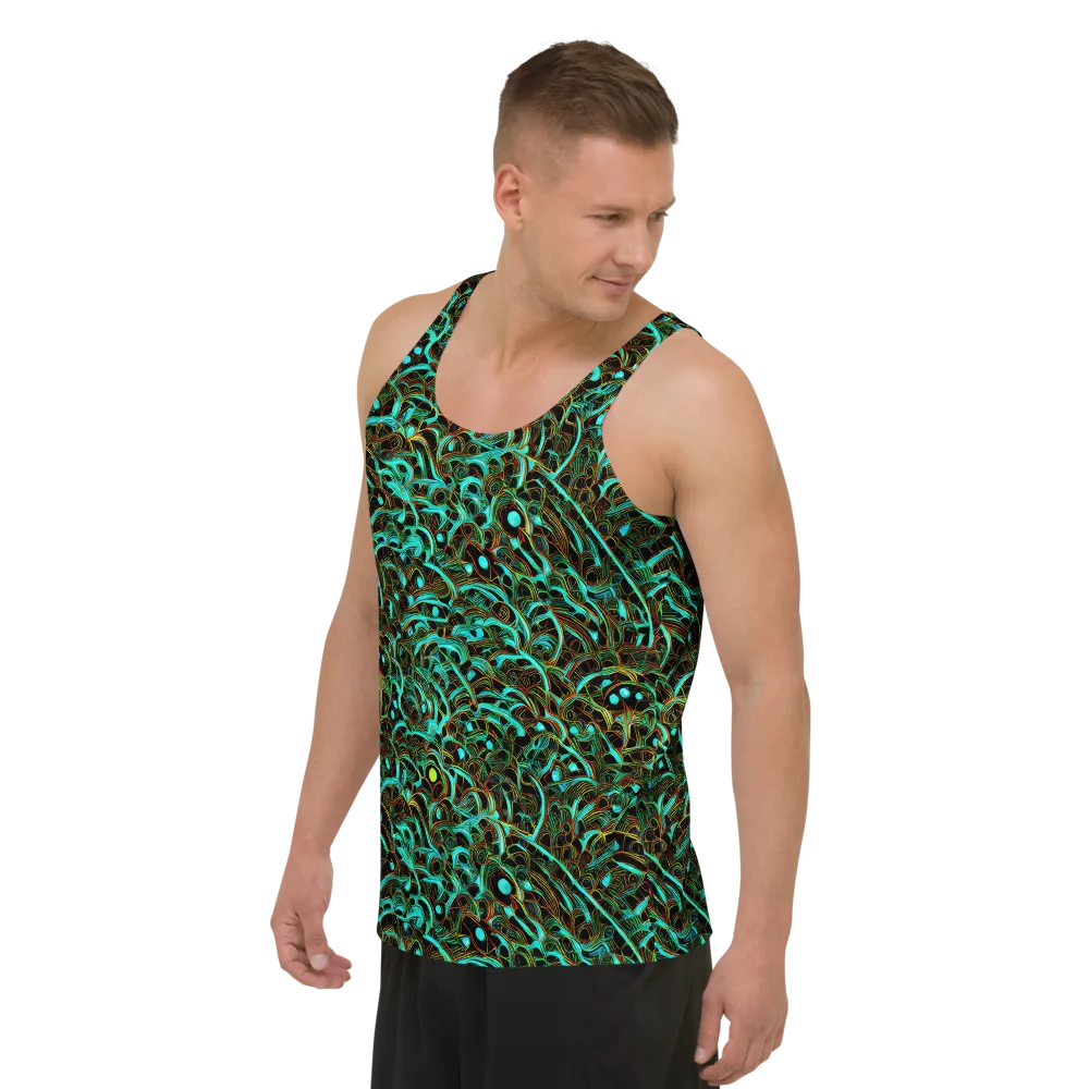Dark Matter Drift on Men's Tank Top — Left Front