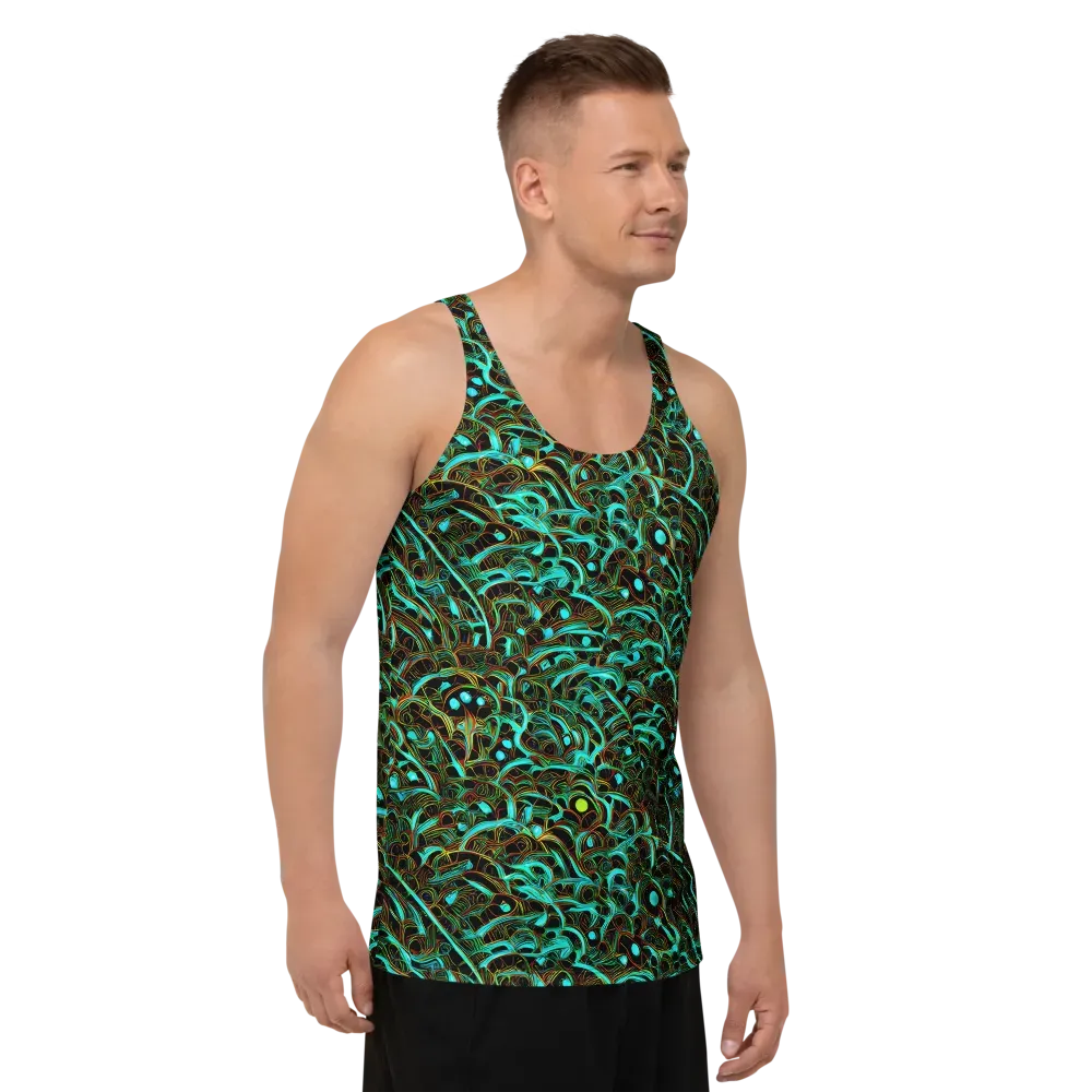 Dark Matter Drift on Men's Tank Top — Right Front