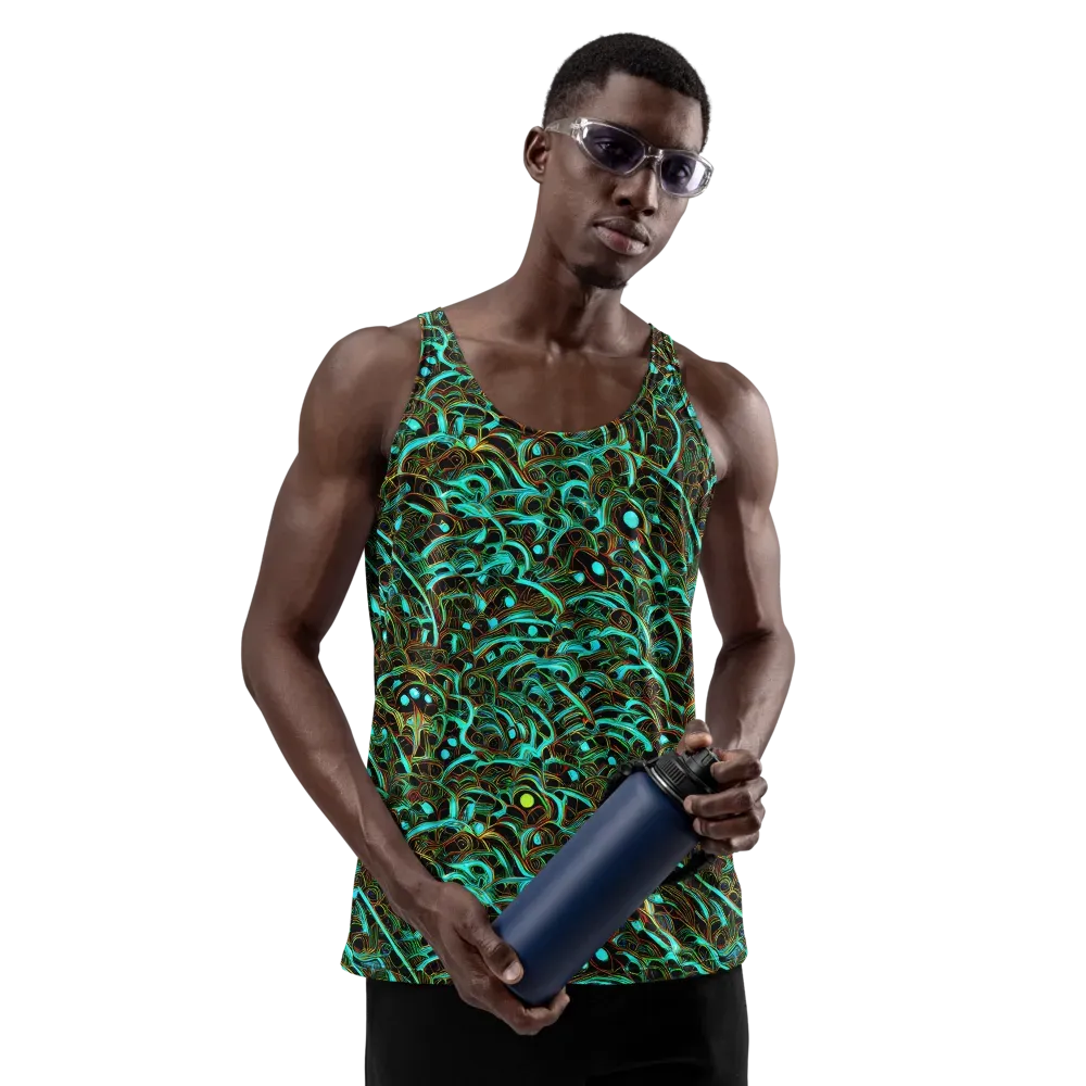 Dark Matter Drift on Men's Tank Top — Front
