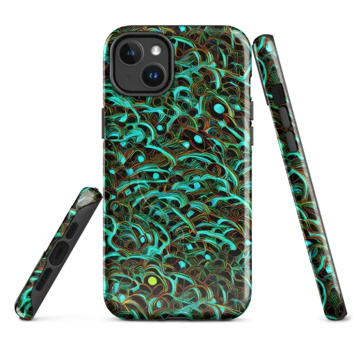 Dark Matter Drift on a MagSafe Tough Case for iPhone®