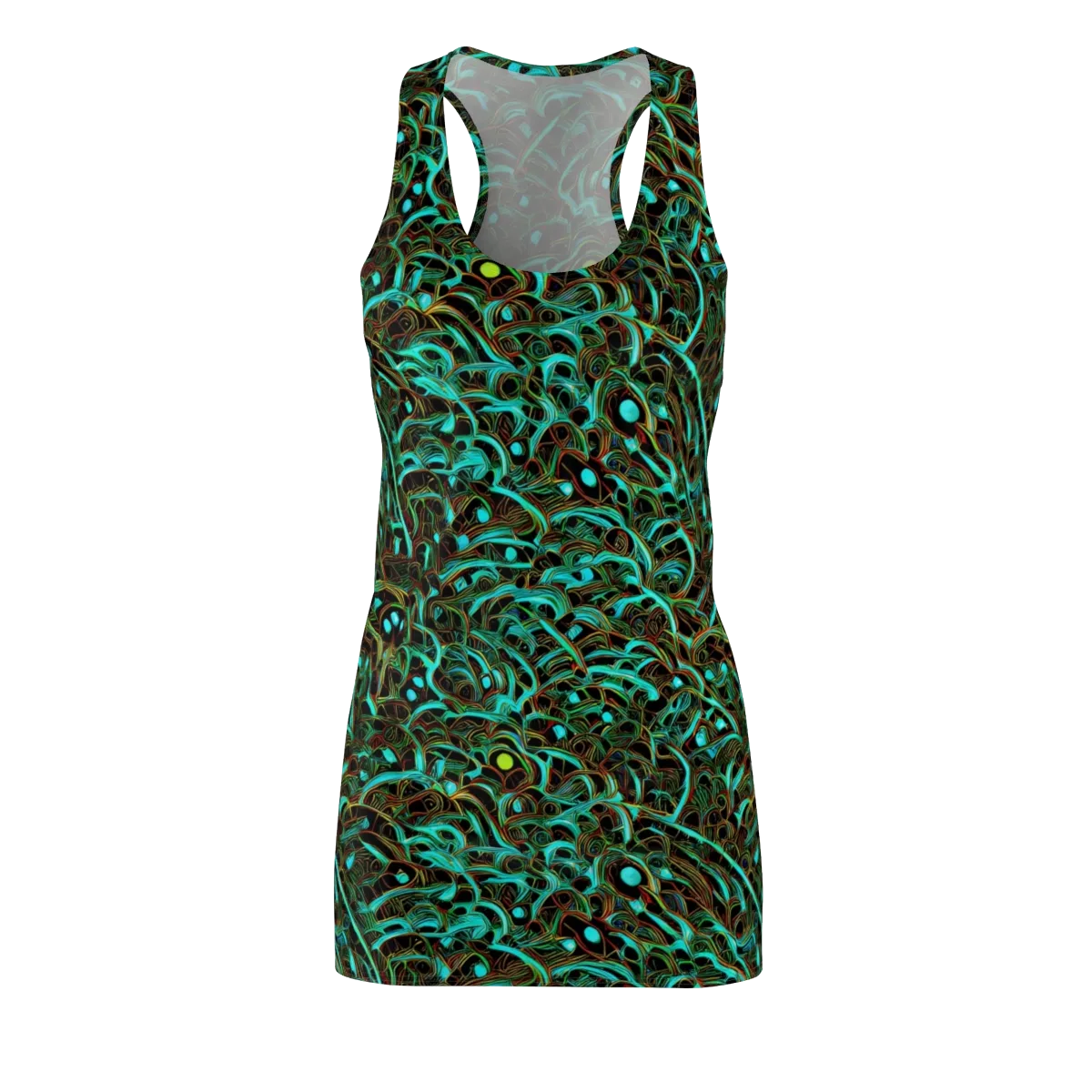 Dark Matter Drift on Racerback Dress — Front