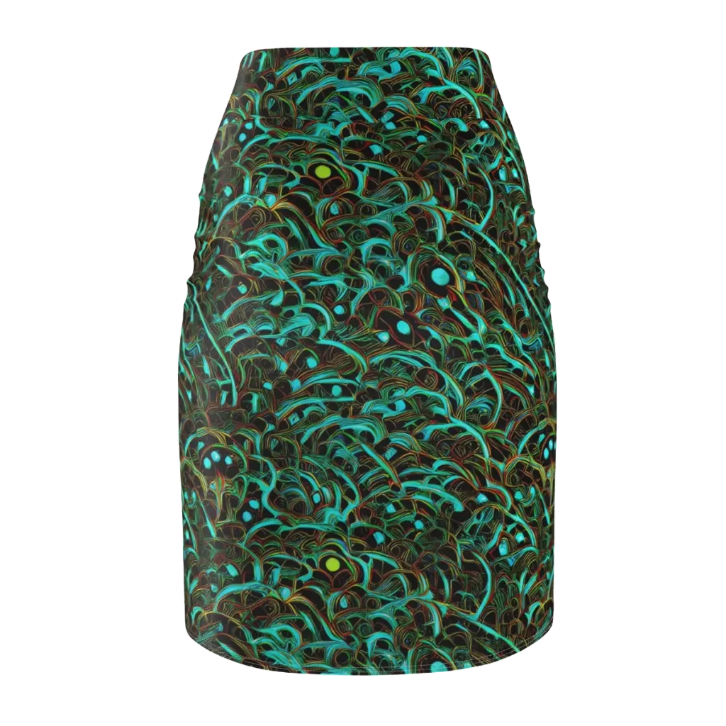 Dark Matter Drift on Pencil Skirt — Back