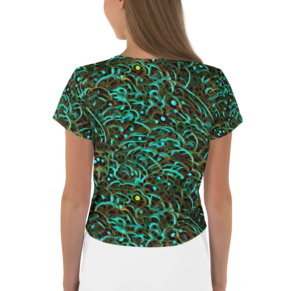 Dark Matter Drift on Crop Tee — Back