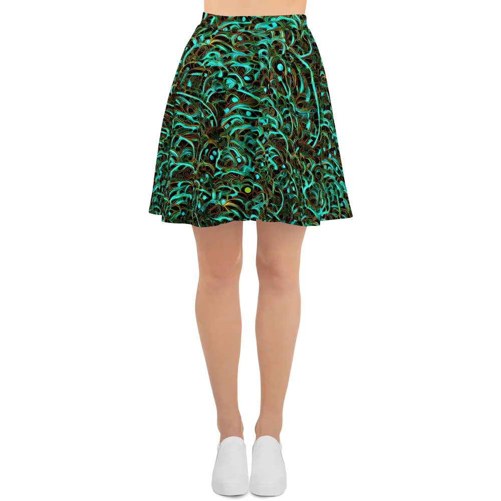 Dark Matter Drift on Skater Skirt — Front