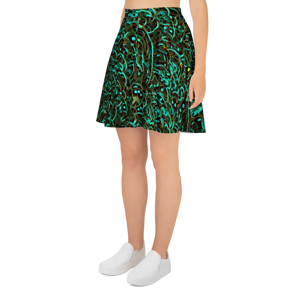 Dark Matter Drift on Skater Skirt — Left