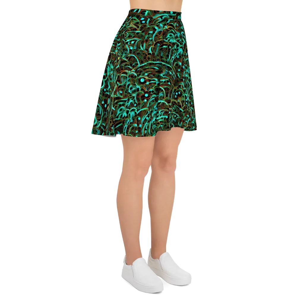 Dark Matter Drift on Skater Skirt — Right