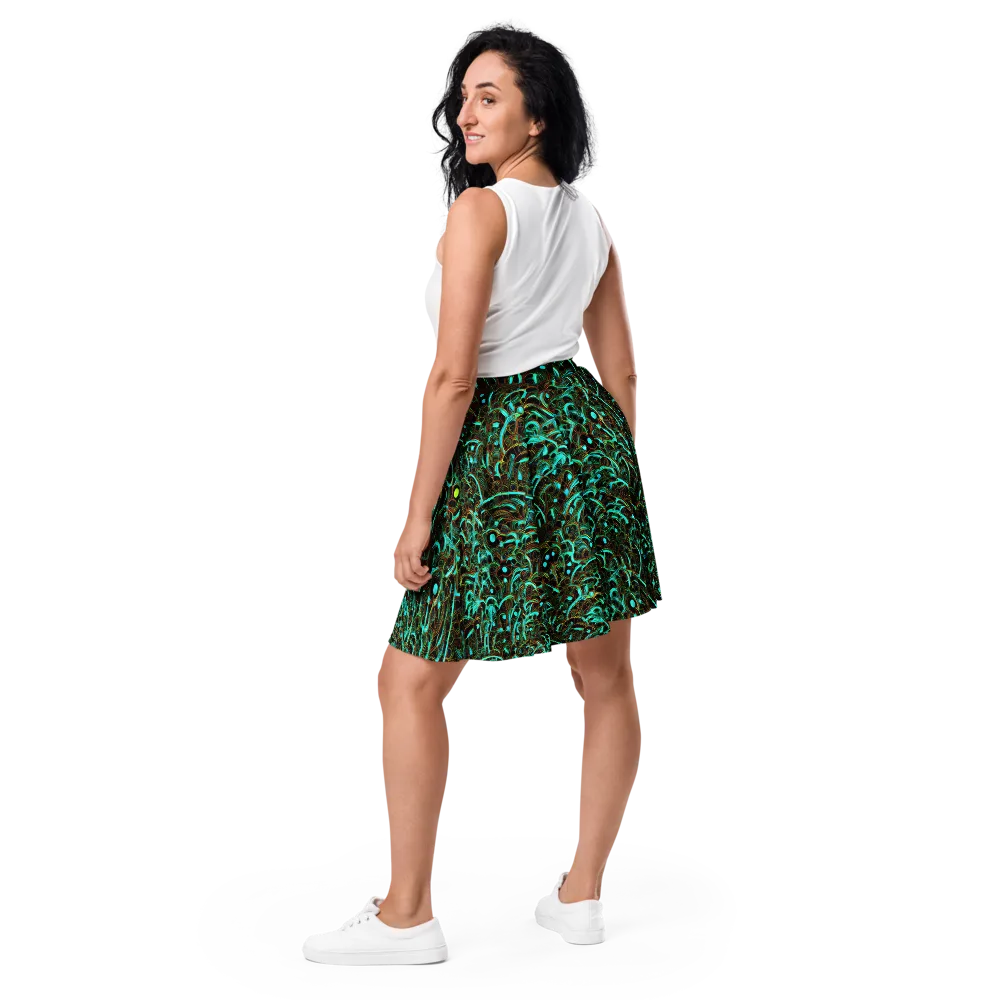 Dark Matter Drift on Skater Skirt — Back
